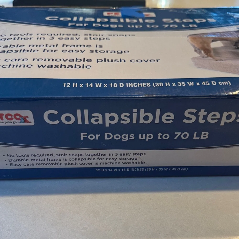 Pet Gear Collapsible Dog Steps - Tan